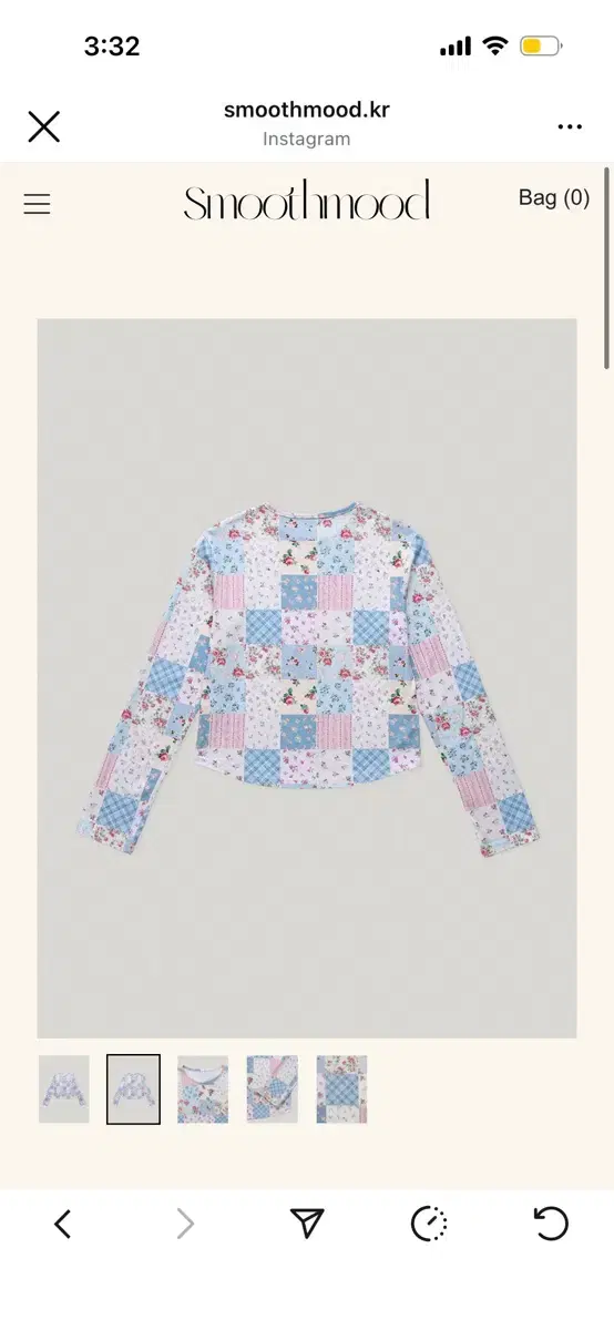 스무드무드 Shalott Floral Patchwork Tee | 브랜드 중고거래 플랫폼